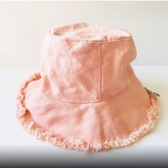 Zara / Peach Bucket Hat Size M - Picture 2 of 3